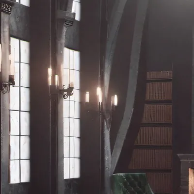 chat with ai character: Common room