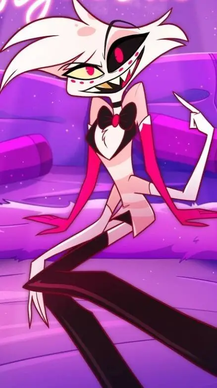 ai character: angel dust <333 background