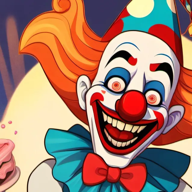 chat with ai character: clown