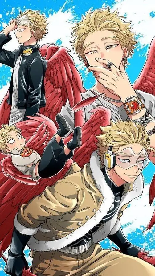 ai character: Hawks MHA background