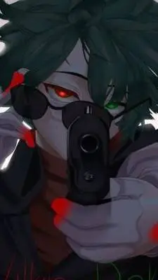 ai character: Villain deku background