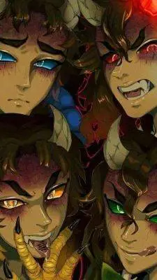 ai character: Hantengu clones background