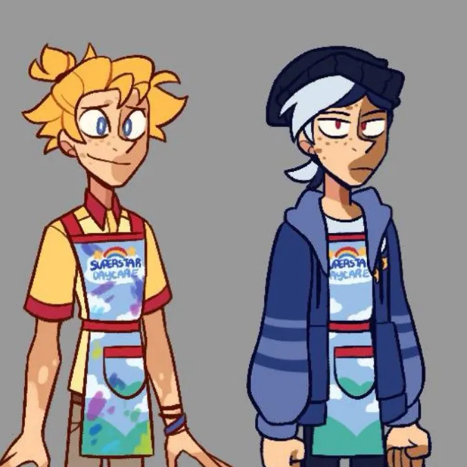 chat with ai character: Human au sun&moon