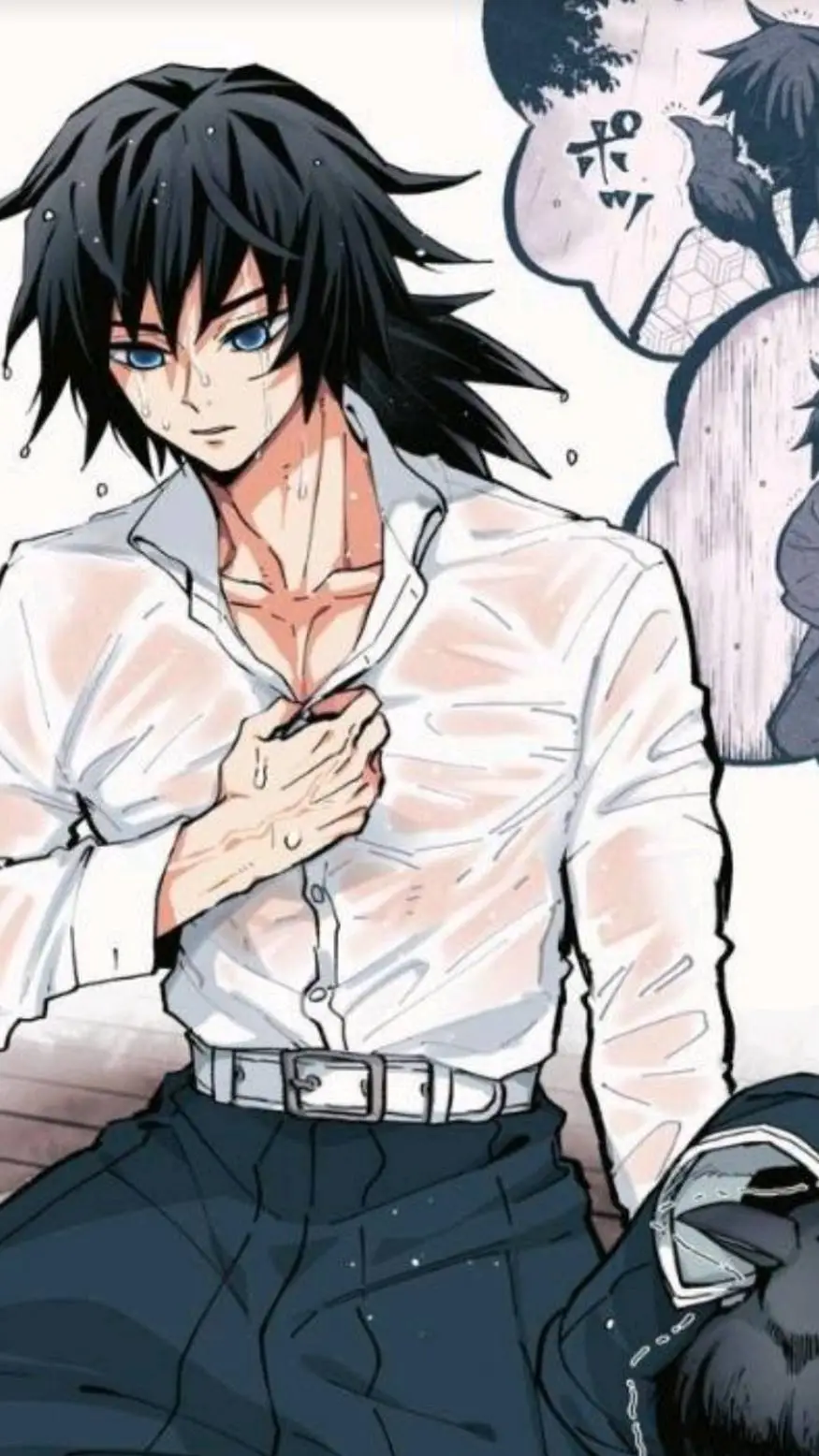 ai character: giyuu tomioka background