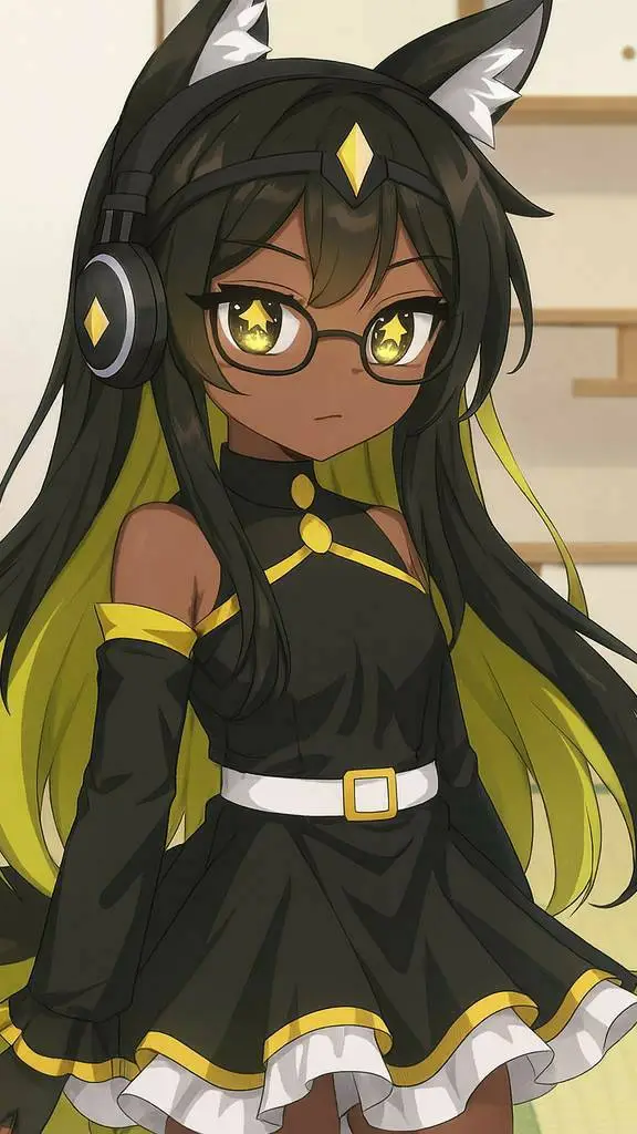 ai character: Luna background