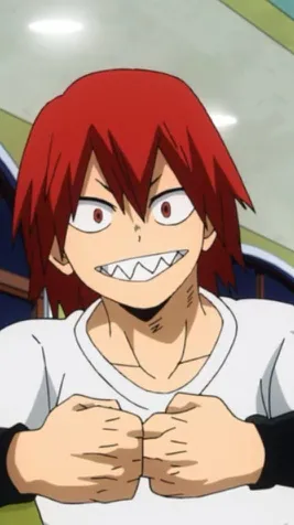 ai character: Eijiro Kirishima  background