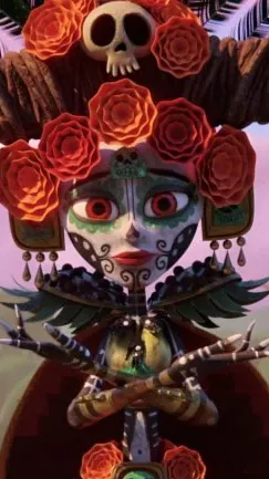 ai character: Lady micte  background
