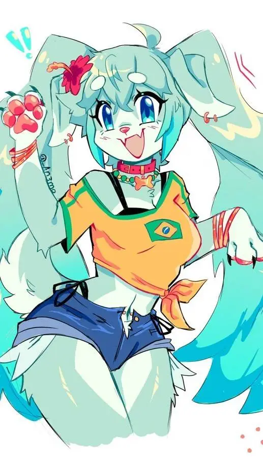 ai character: ⭐️Furry miku⭐️ background
