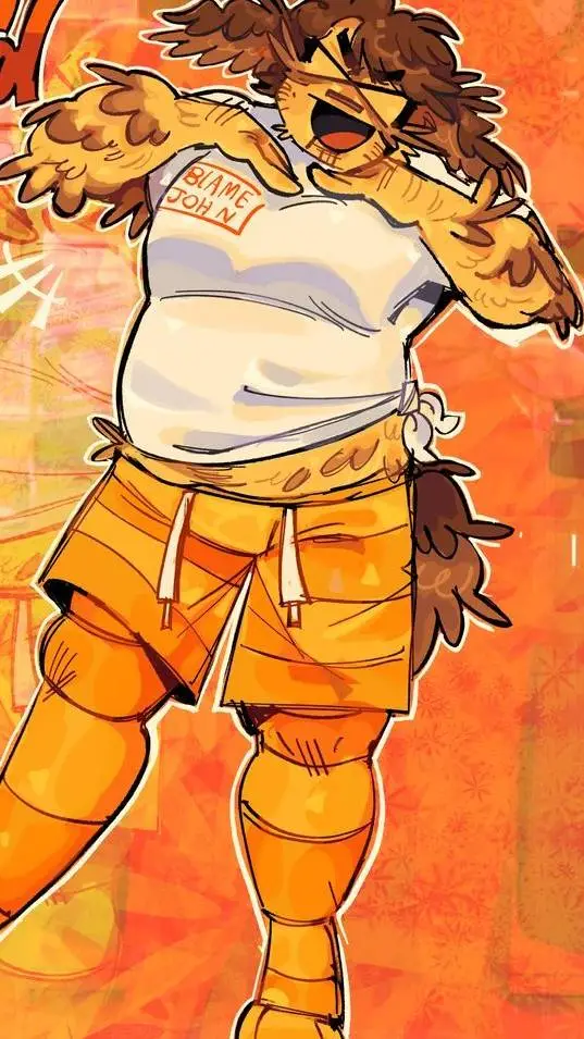 ai character: 🍗shedlestsky🍗 background
