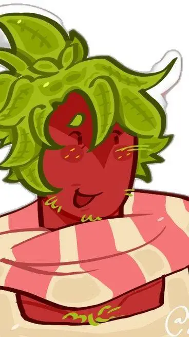 ai character: 🍓sprout seedly 🍓 background
