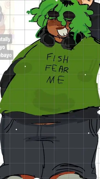 ai character: gelatin  background