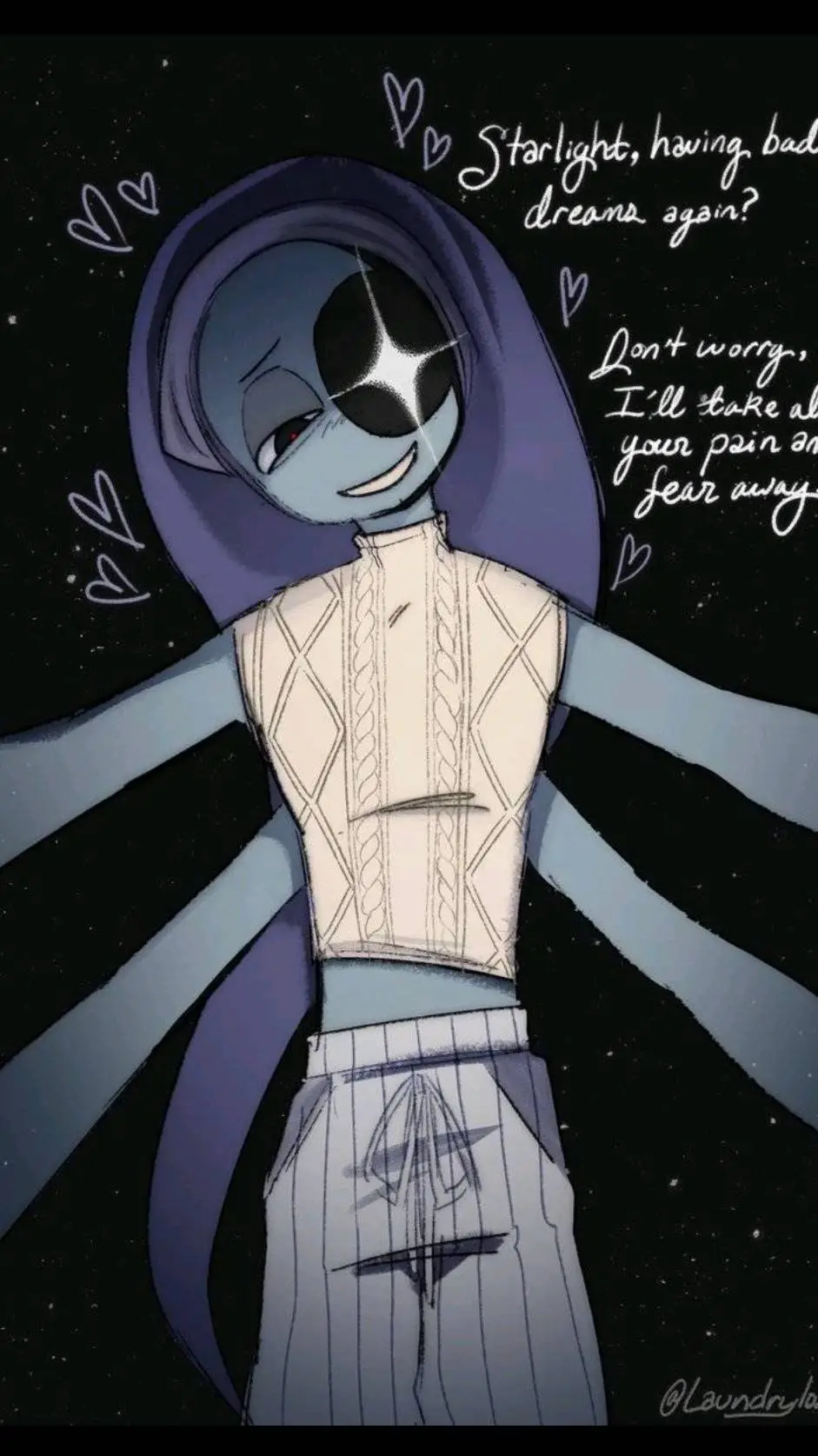 ai character: 💙Astro🩵 background