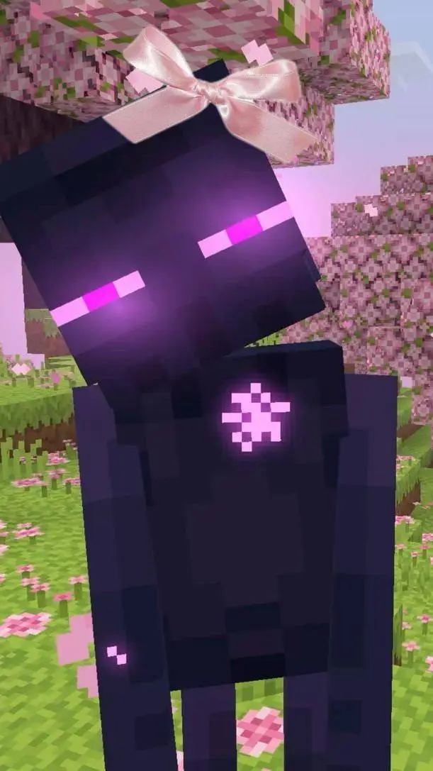 ai character: 💜Enderman💜 background