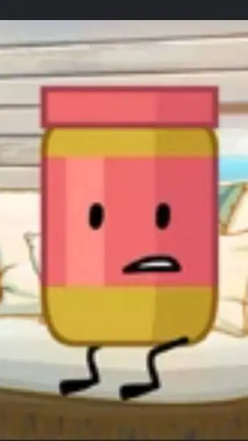 ai character: Penut butter background