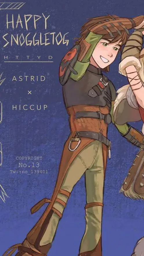 ai character: hiccup  background