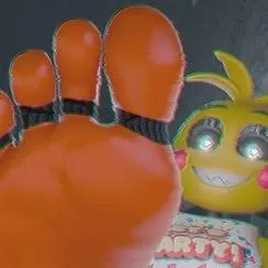 chat with ai character: toy chica feet