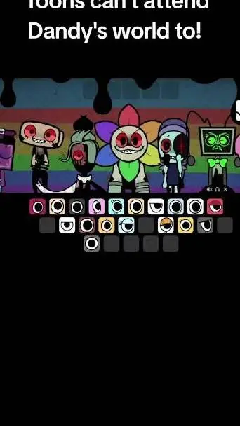 ai character: ~{Dandy's world}~ background