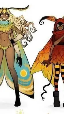 ai character: Sunny & Autumn background