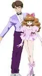 ai character: golen pair  background