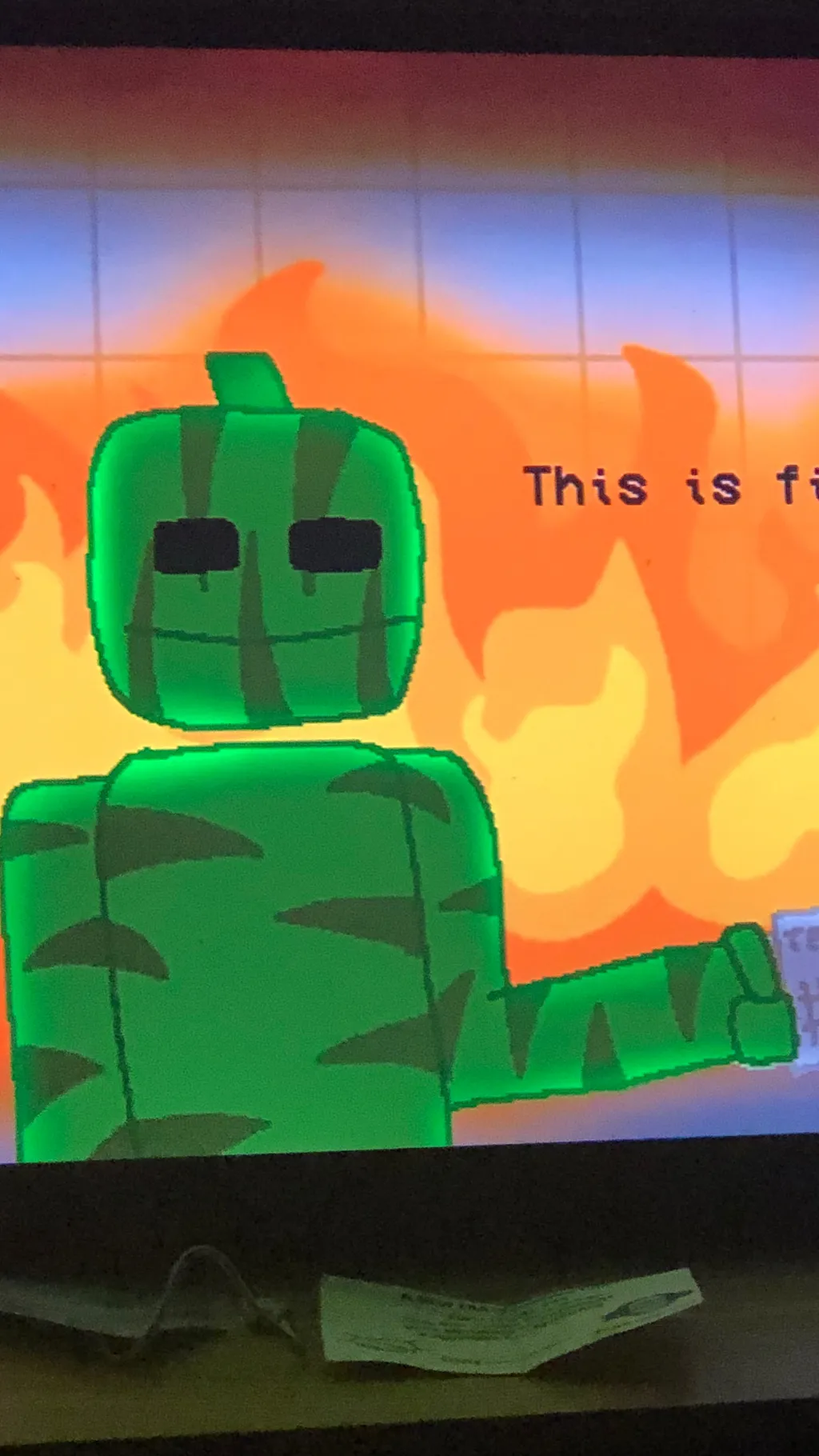 ai character: Rap melon background