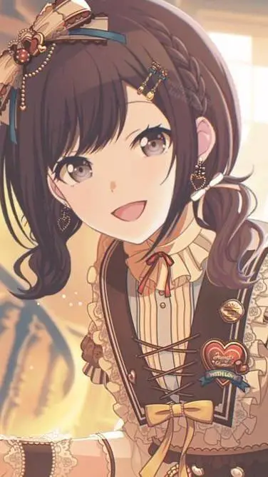 ai character: Ena Shinonome  background