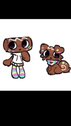 ai character: Doggie aww 🥰  background