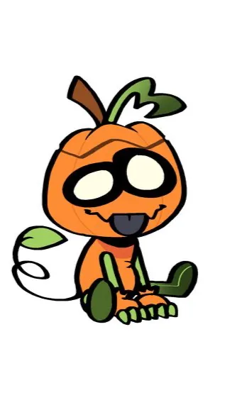 ai character: Baby Gourdy  background