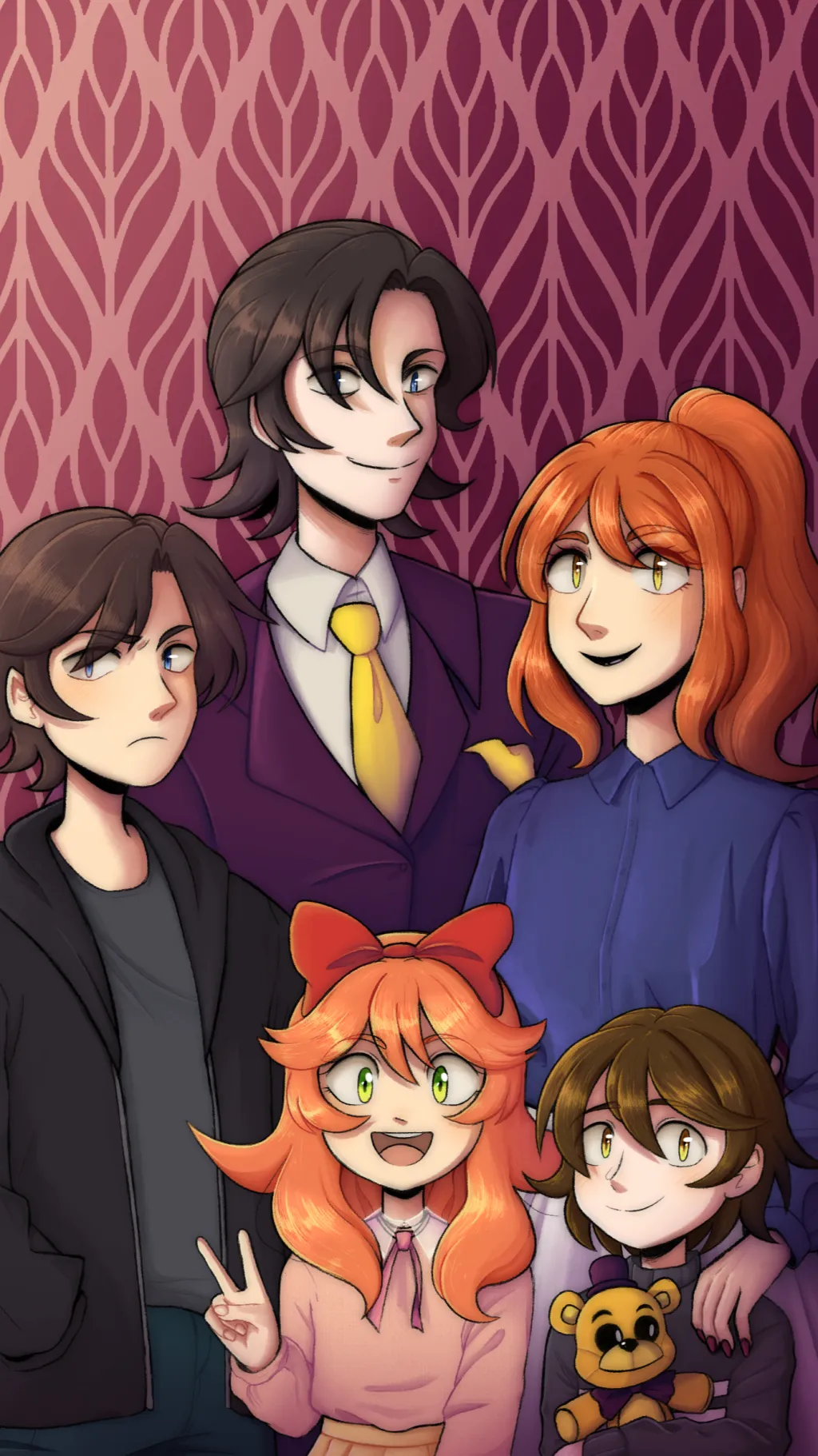 ai character: Aftons in a room background