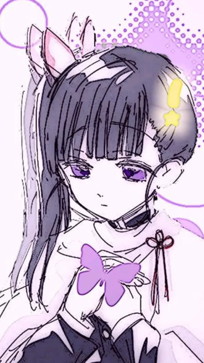 ai character: Kanao💜💜🤍 background