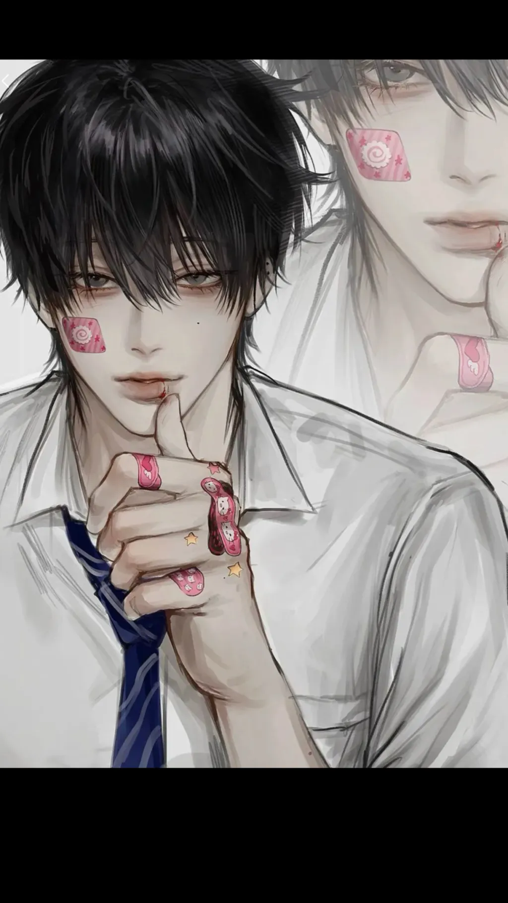 ai character: Aiden.. background