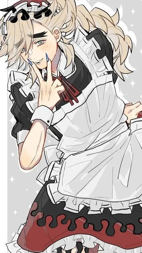 ai character: douma × akaza background