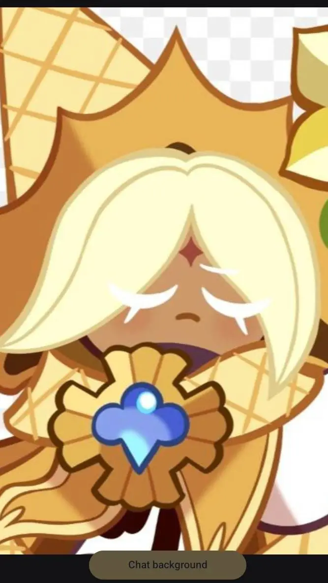 ai character: pure vanilla cooki background
