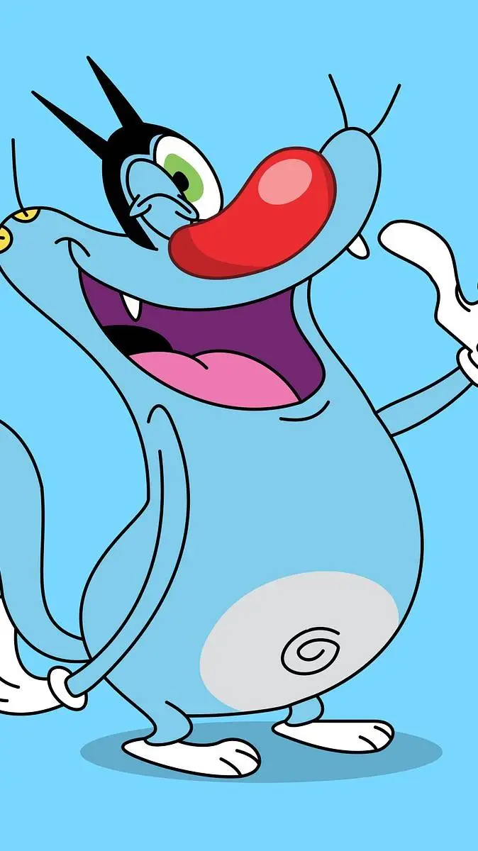 ai character: Oggy background