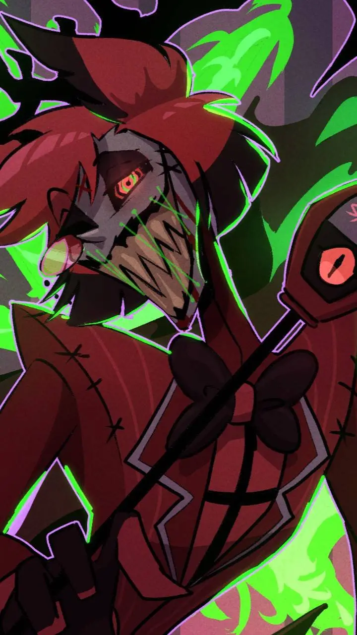 ai character: 💀~Alastor~❤ background