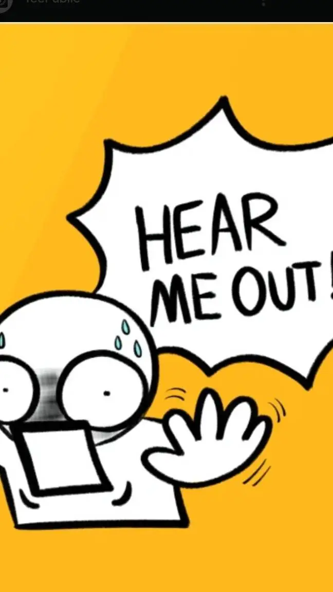 ai character: HEAR ME OUT!  background