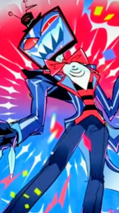 ai character: 📺~Vox~💙 background