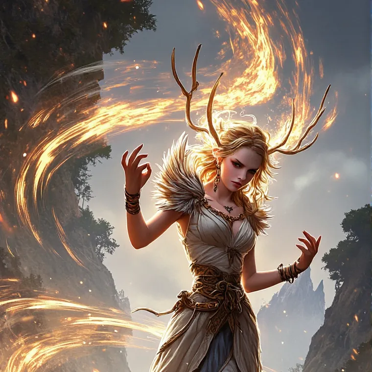 chat with ai character: Ember ￼ the druid