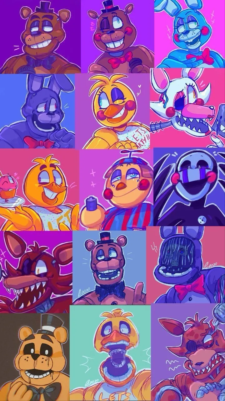 ai character: Fnaf universe background