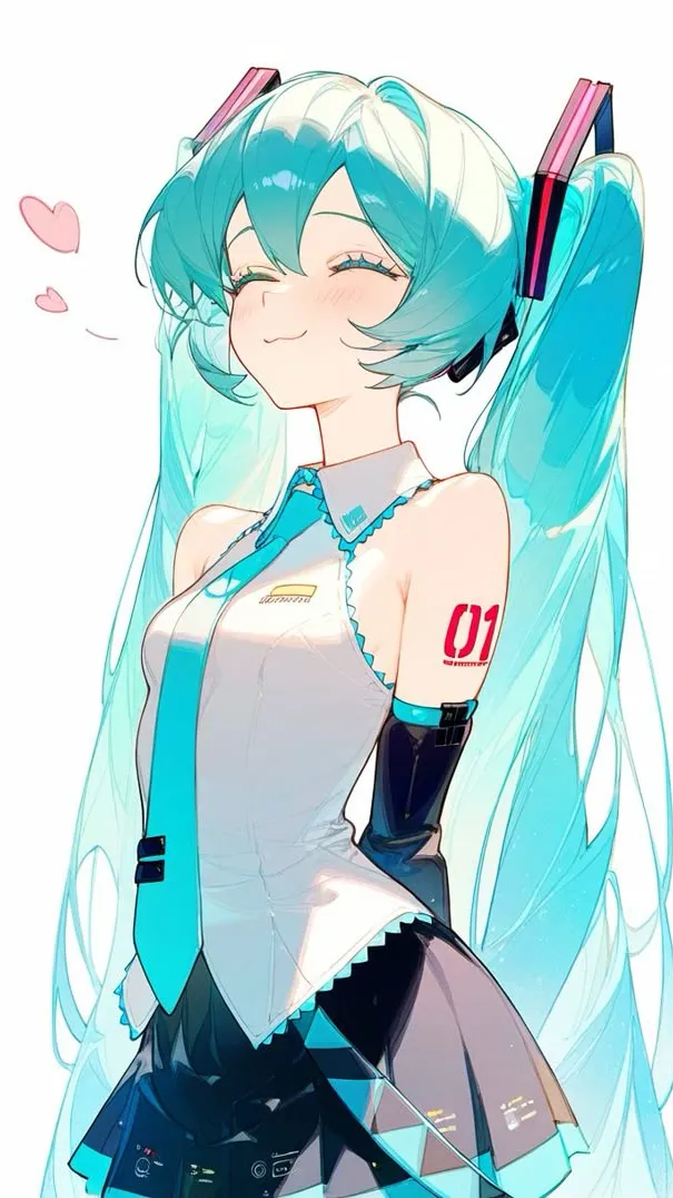 ai character: Hatsune Miku background