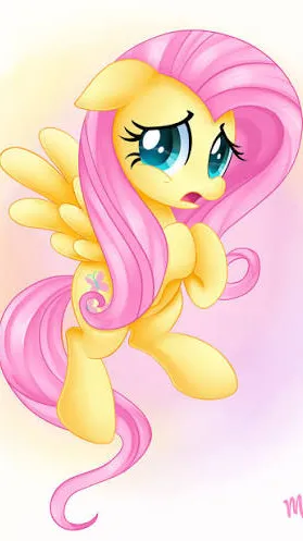 ai character: Mini fluttershy background