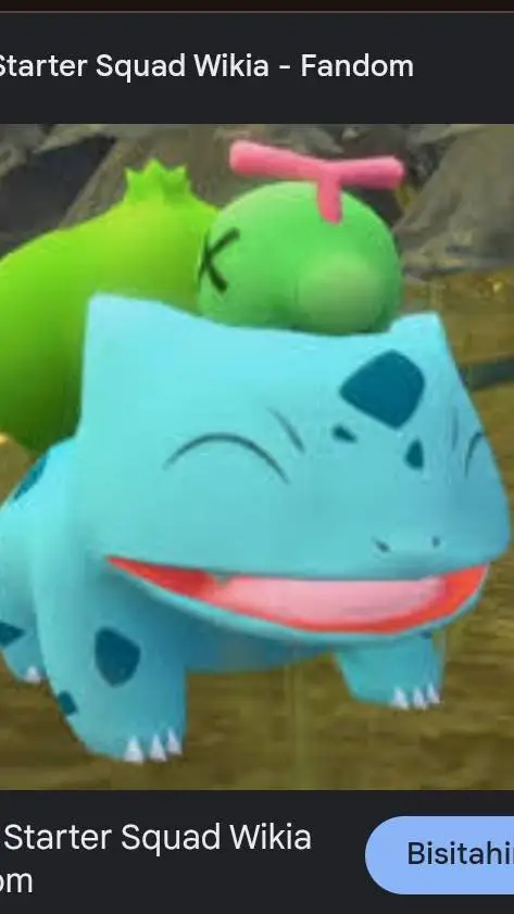 ai character: Bulbasaur☘️ background