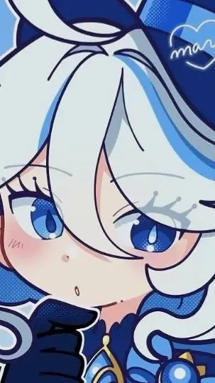 ai character: 💙🐬°Furina°🐬💙 background