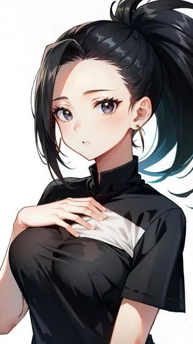 ai character: Momo (Modern AU) background
