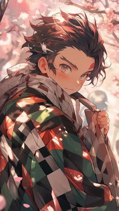 ai character: Tanjiro Kamado  background