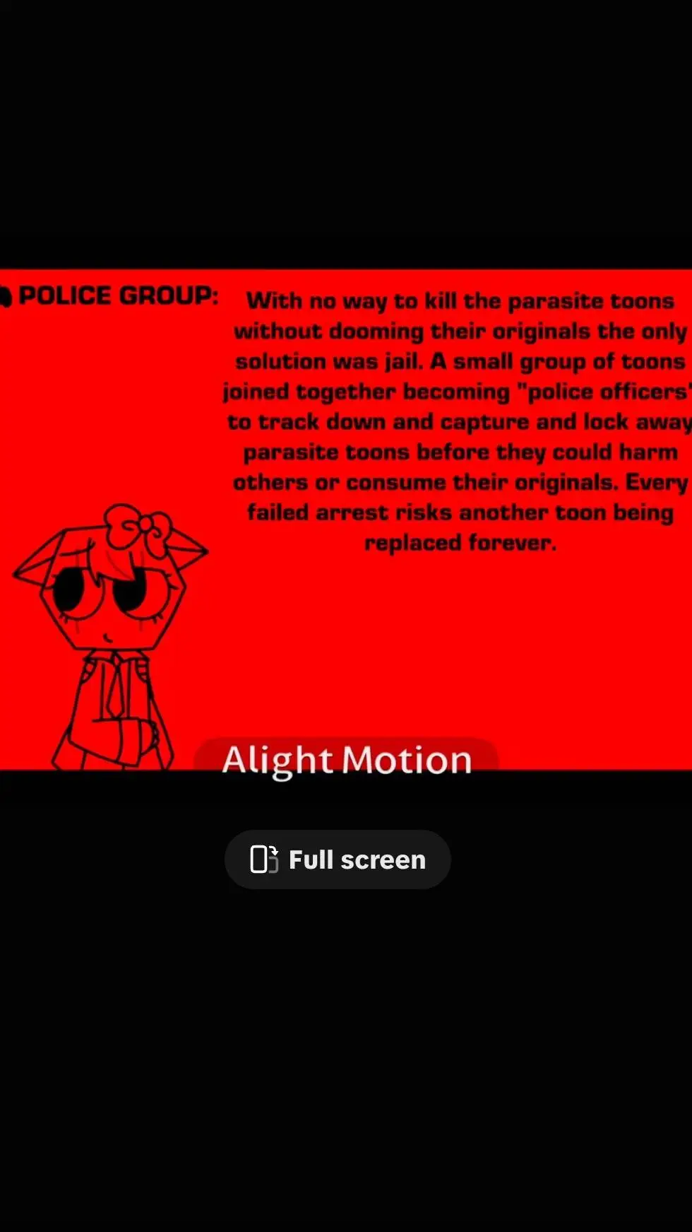 ai character: DW parasite au background