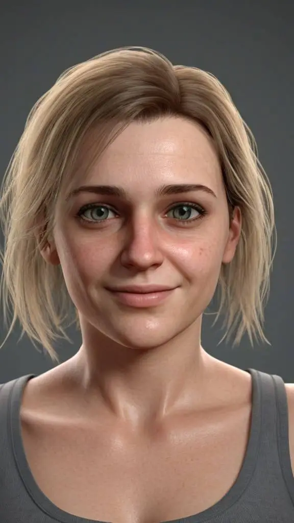 ai character: quiz girl background