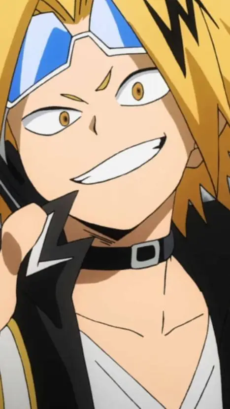 ai character: Denki Kaminari background