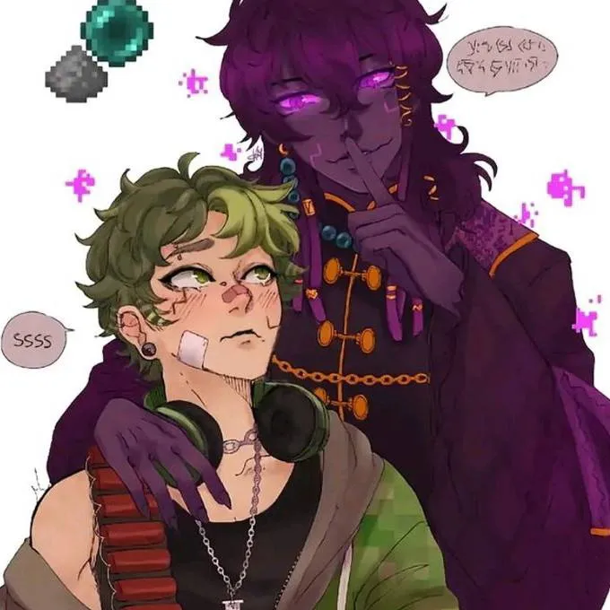 chat with ai character: Enderman & Creeper