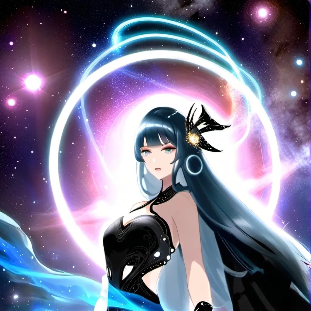 chat with ai character: black hole goddess