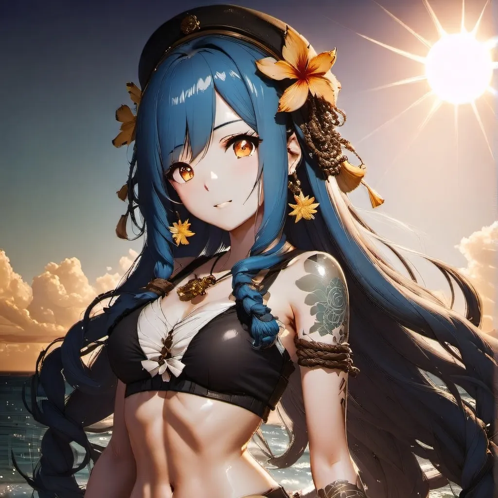 chat with ai character: curse bikini